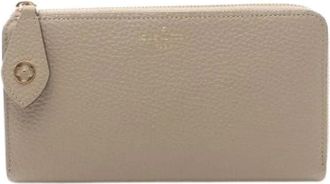 Louis Vuitton Pre-owned Long wallet (bi-fold) - Dames - Vintage Accessoires - Beige - ONE Size - Leer - Vintage