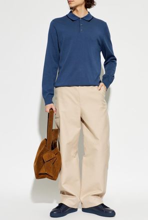 Paul Smith Long-sleeve Polo, Mens, Blue