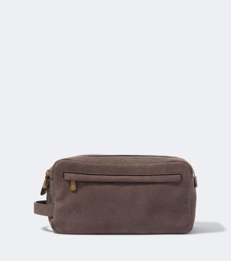 Brunello Cucinelli Leather toiletry bag