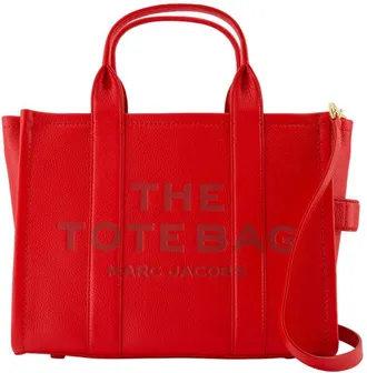 Marc Jacobs Womens Tote Red Cowhide