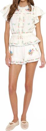 Show me your Mumu Romey Embroidered Top In Wild Meadow Embroidery