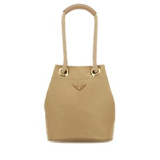 Prada Sand Re-Nylon Prada Mariner Bucket Bag