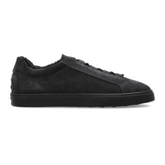Tod's Schoenen, Heren, Zwart, 42 1/2 EU, Leer, Suede Sneakers