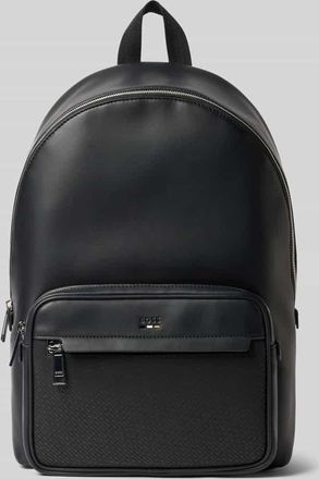 HUGO BOSS Rucksack mit Label-Pr&auml;gung Modell RAY in Black, Gr&ouml;&szlig;e 1