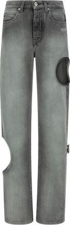 Off-white Grey Spray New Meteor jeans