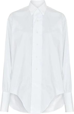 Maison Margiela Witte Overhemd Collectie - Dames - Overhemden - Wit - S - Overhemden