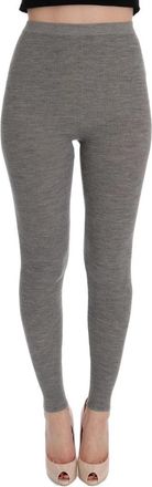 Dolce & Gabbana High Waist Stretch Tights - Dames - Leggings - Grijs - S - Kasjmier - Broeken