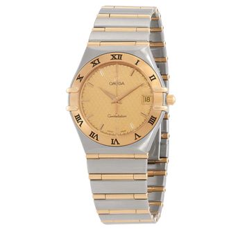 Omega Pre-owned Omega Constellation Yellow Gold Dial Mens Watch 1212.10.00