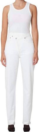 A Gold E Criss Cross Straight Jeans In Element