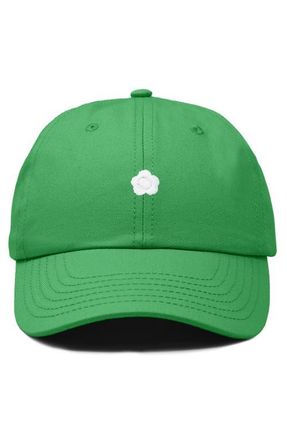 Dalix Lil Flower Dad Cap in Kelly Green at Nordstrom