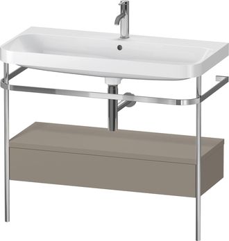 Duravit Set C-bonded Duravit Happy D.2 Plus Con Consola Met&aacute;lica Y Caj&oacute;n