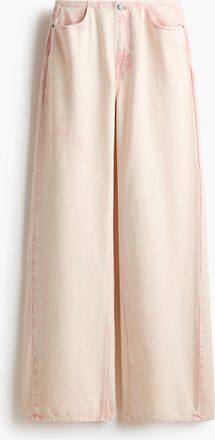 H&M Baggy Low Jeans - Pink