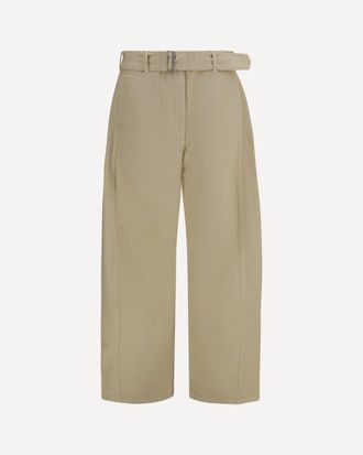 Magda Butrym Wide-leg denim Pants with belt Female 36