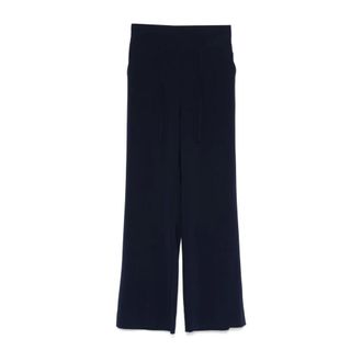 D.exterior Wide Trousers, female, Blue, Size: XL Wide Trousers