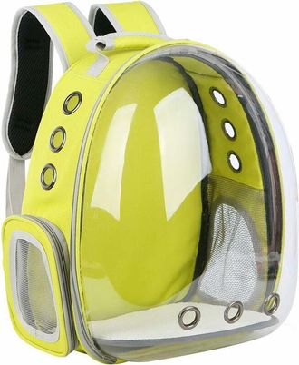 OEM Bolsa Transportadora De Viaje Transparente Port&aacute;til Para Mascotas, Transpirable, Tipo C&aacute;psula Espacial, Mochila Transportadora Para Gatos Y Perros Par