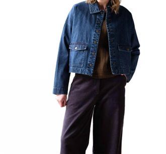 Bibico Maya Relaxed Jacket In Heavy Denim