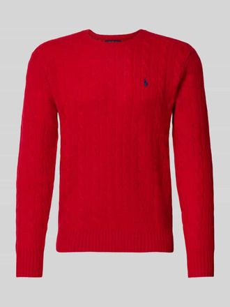 Polo Ralph Lauren Regular Fit Strickpullover aus Woll-Kaschmir-Mix in Rot, Gr&ouml;&szlig;e XXL