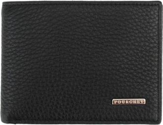 Pourchet Chris Italian Wallet - Heren - Portefeuilles - Zwart - ONE Size - Leer - Accessoires