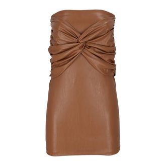 Elisabetta Franchi Dames, Jurken, Bruin, Maat: L