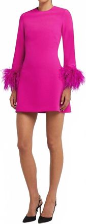 SAFiYAA Rena Mini Dress In Wild Strawberry