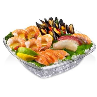 Prodyne Acrylic Flip Salad On Ice Bowl with Lid, Piece Set, 10-Inch in Clear at Nordstrom