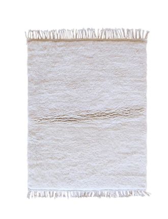 AFK Living Alfombra bereber suave de alta gama lana 118 x 153 cm