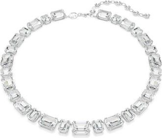 Swarovski Elegante kristallen ketting voor outfit - Dames - Kettingen - Grijs - ONE Size - Accessoires