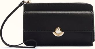 Furla Sfera Card Case M Nero Black Sidney Calf Leather Woman