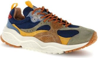 Flower Mountain Wave Sneaker in Beige Navy at Nordstrom, Size 10.5Us