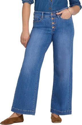 NYDJ Teresa Blue Paradise Wide Leg Jean