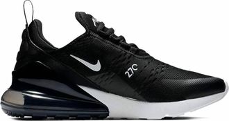 Nike Womens Air Max 270 Shoes In Black/white