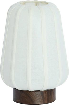 Light & Living Light & Living - L&aacute;mpara De Mesa - Bibury - Blanco - Textil