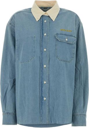 Miu Miu Denim Oversize Shirt