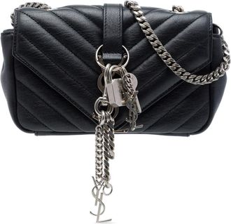 Saint Laurent Pre-owned Saint Laurent Baby Chevron Sheepskin Monogram Classic Punk Chain Bag Ladies 0TD8LHDLG8XQ2KON