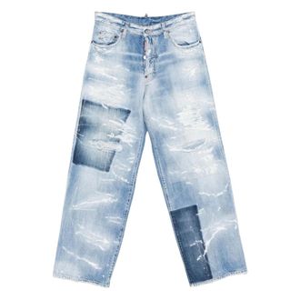 Dsquared2 Heren, Jeans, Blauw, Maat: S