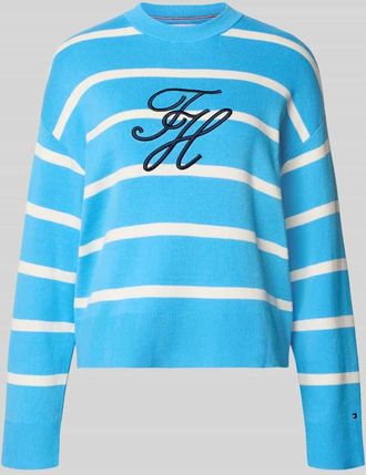 Tommy Hilfiger Regular Fit Sweatshirt aus reiner Baumwolle in Hellblau, Gr&ouml;&szlig;e XL