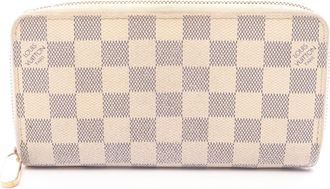 Louis Vuitton White Canvas Pvc Long Wallet (Bi-Fold) (Pre-Owned)