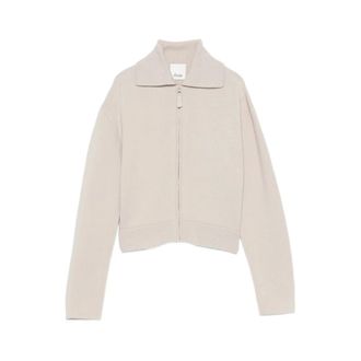 Allude Dames, Truien, Beige, Maat: XS Wol