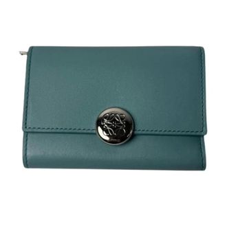 Loewe Pre-owned Wallets, female, Blue, Size: ONE SIZE Pre-owned Wallet (bi-fold)