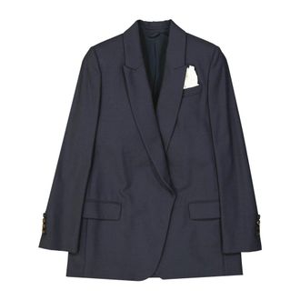 Brunello Cucinelli Mujer, Chaquetas, Azul, Talla: XS