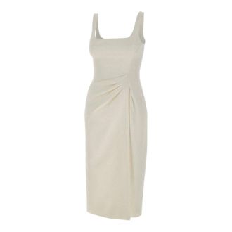 Blumarine Midi Dresses, female, White, Size: 2XS Midi Dress