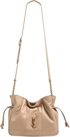 Saint Laurent Jamie Shoulder Pouch in Clear Beige at Nordstrom