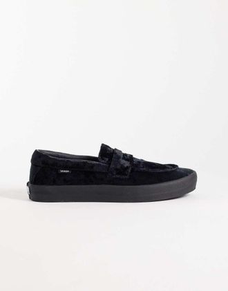 Vans Skate mocassino in velluto nero