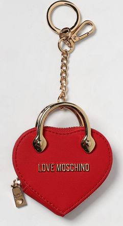 Love Moschino Key Chain LOVE MOSCHINO Woman color Red
