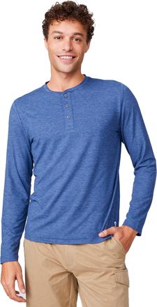 Free Country Mens Henley Long Sleeve Shirt