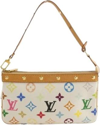 Louis Vuitton Pre-owned Shoulder Bags, female, Multicolor, Size: ONE SIZE Pre-owned Multicolore Coated Canvas Accessory Pouch