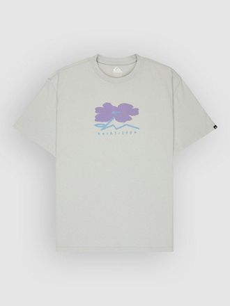 Quiksilver Structured Flower T-Shirt weiss