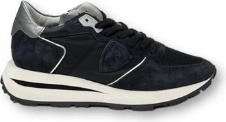 Philippe Model Tropez Hoge Sneakers - Dames - Sneakers - Zwart - 37 EU - Katoen - Schoenen