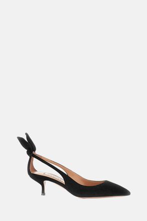 Aquazzura Black Bow-tie Pumps