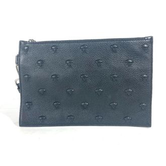 Versace Leather Clutch Bag Pouch (Pre-Owned)